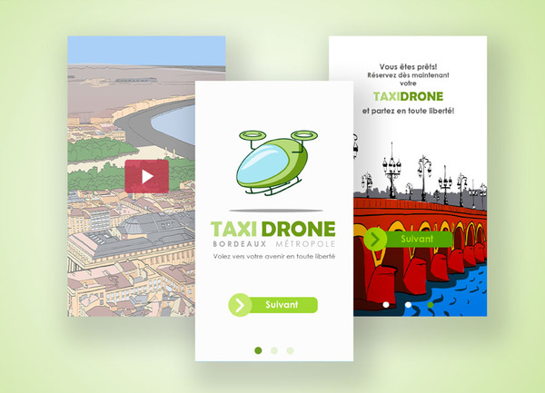 application mobile Taxidrone