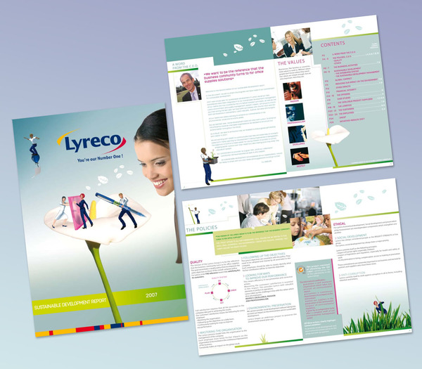 Brochure pour Lyreco