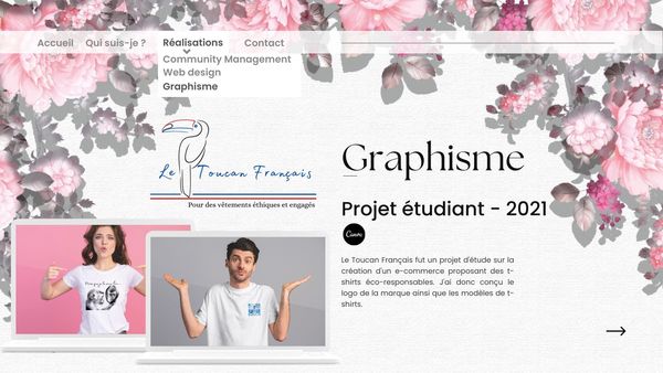 Portfolio - Graphisme - Projet tudiant - Le Toucan Franais