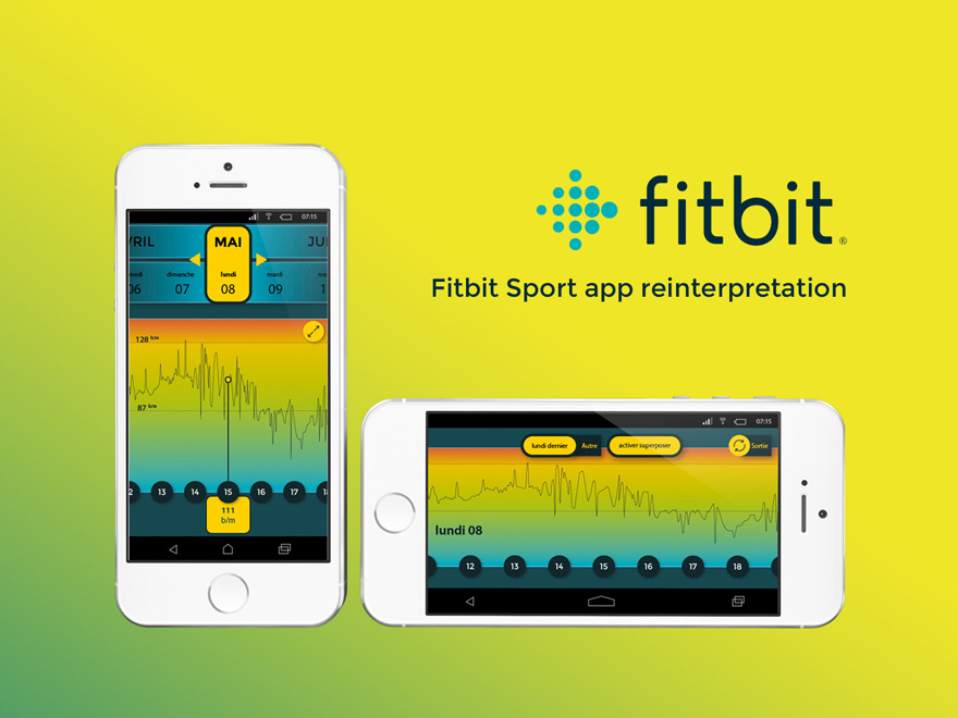 Fitbit Sport app reinterpretation