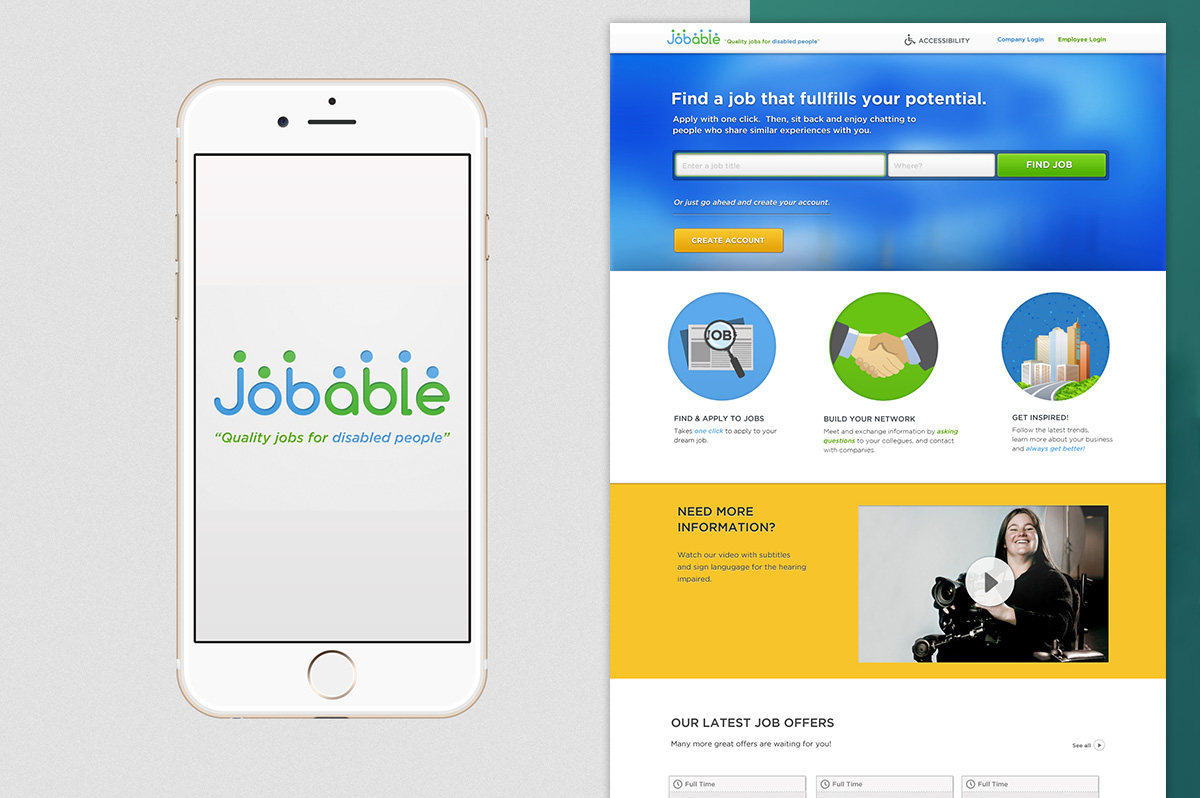 Jobable "Quality jobs for disabled people" 1