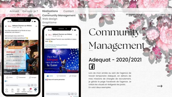 Portfolio - Community Management - Adequat