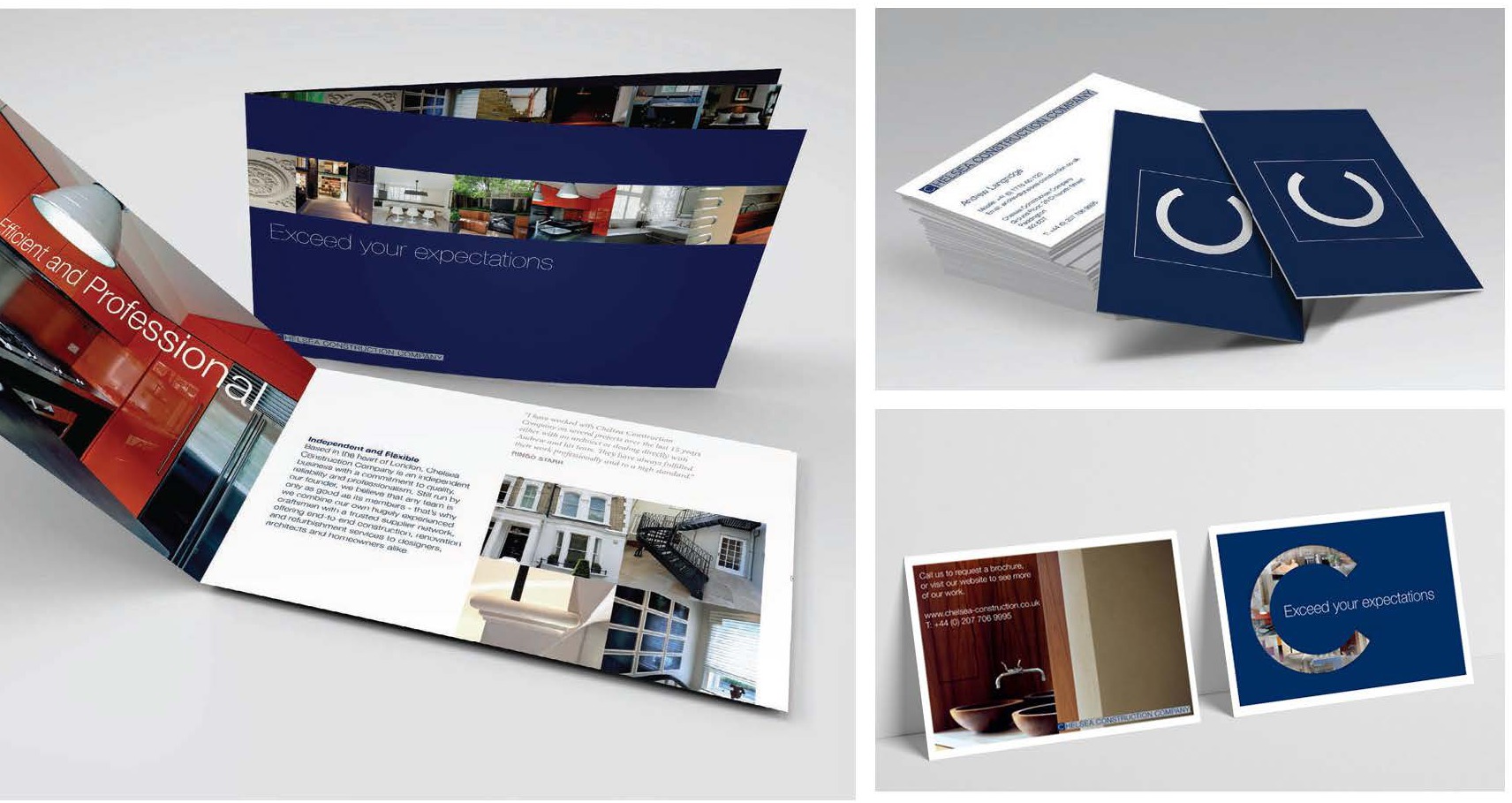 Outils corporate  / CHELSEA CONSTRUCTION / Print design