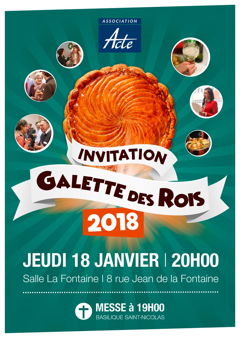 Invitation soire Galette des Rois 2018
