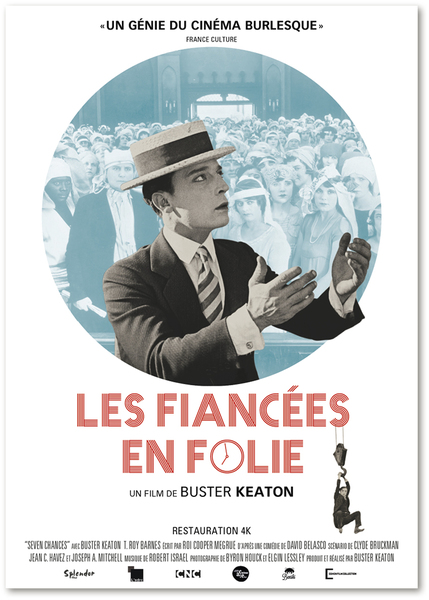 Affiche pour Les Fiances en folie de Buster Keaton