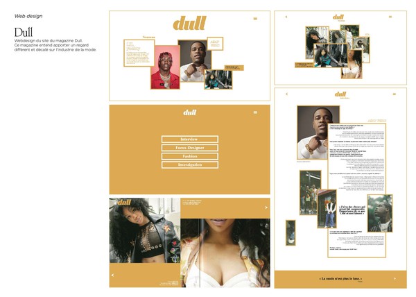 Web Design _ Dull Magazine