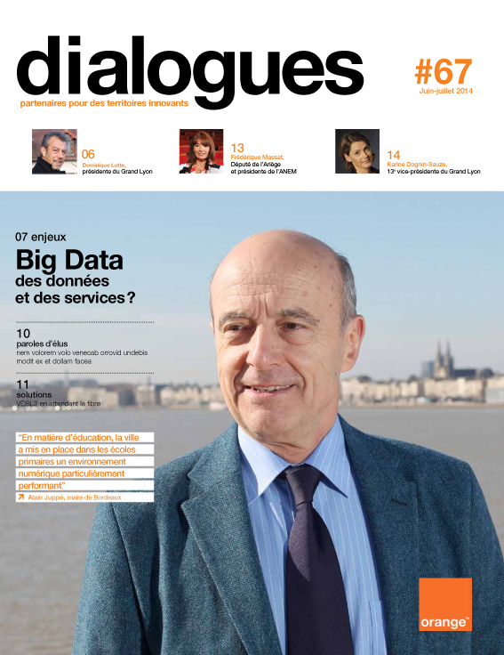 Magazine "Dialogues" pour l'entreprise "ORANGE"