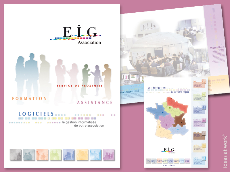 EIG Association - Plaquette / Chemise à rabats