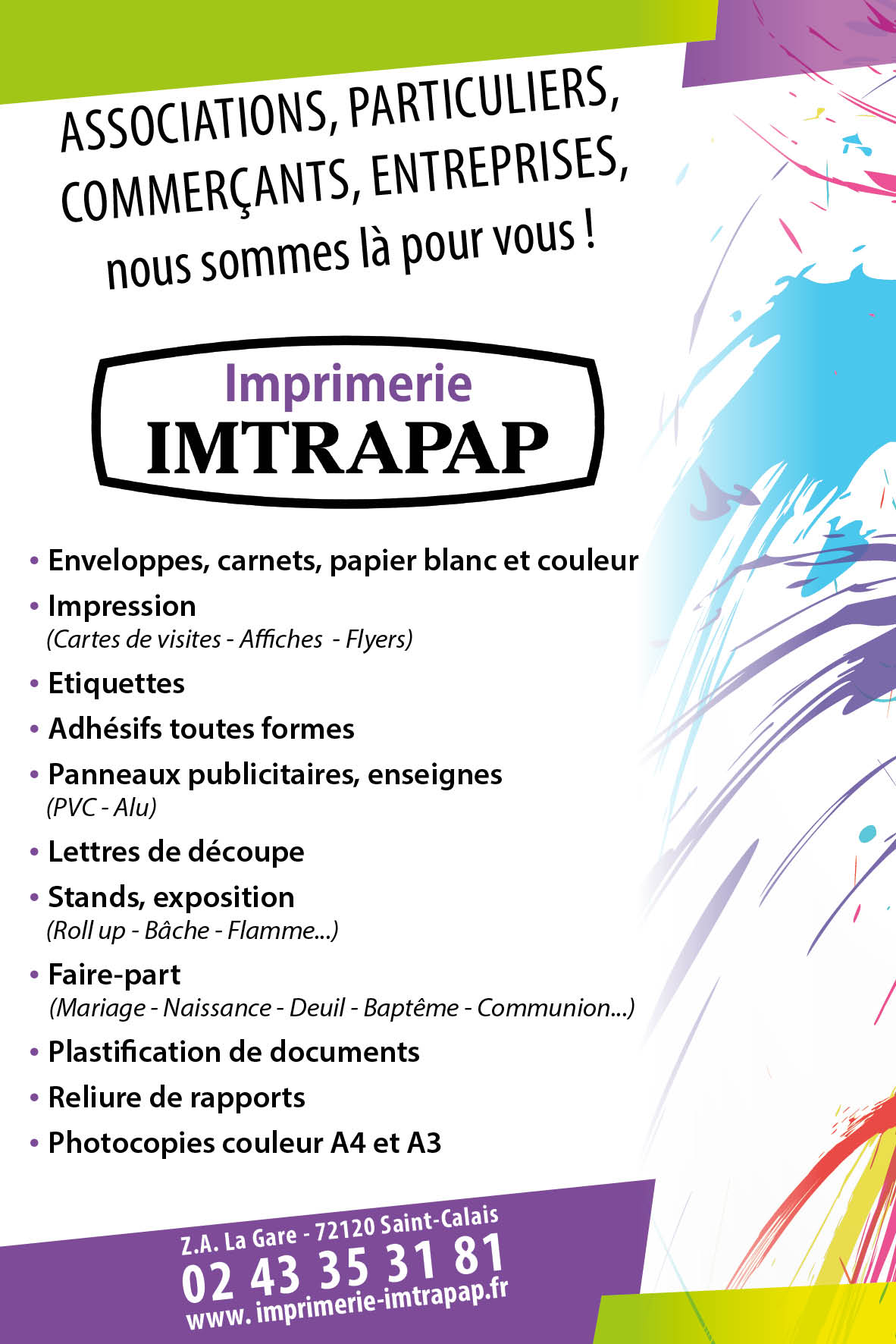 Flyer pour une imprimerie
