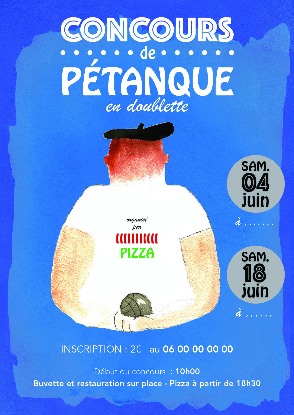 Concours de pétanque