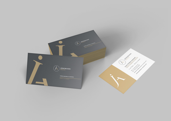 identité visuelle cabinet d'avocats Jonemann