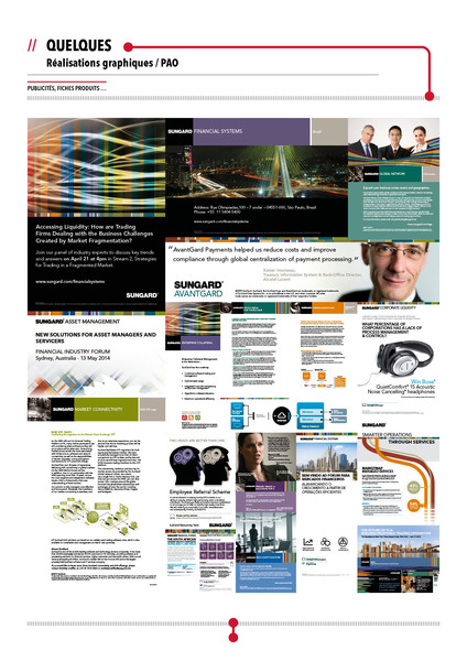 PUBLICITÉS, FICHES PRODUITS …