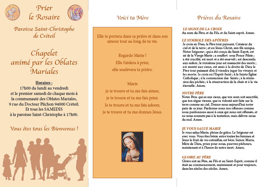 Flyer verso pour association