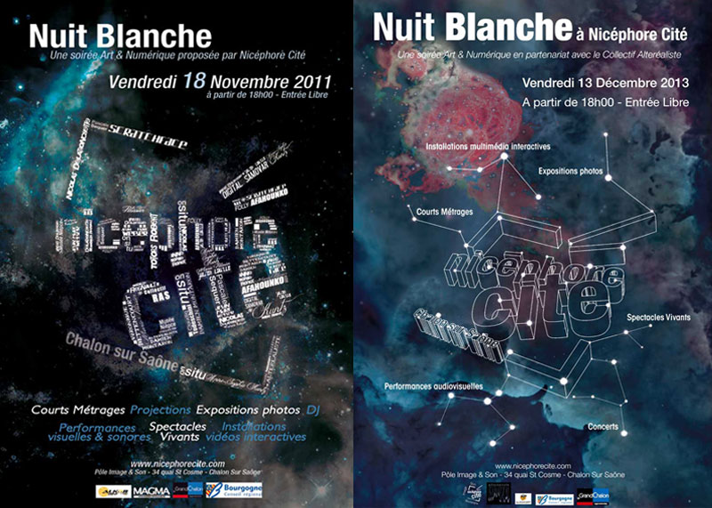 Affiches Nuits Blanches à Nicéphore Cité