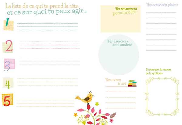 Pages livret programme coaching Bye Bye Anxiété 3