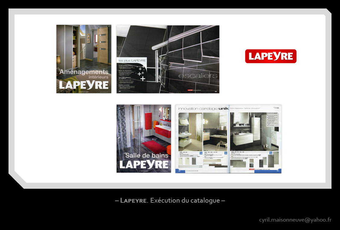 Lapeyre - Excution du catalogue