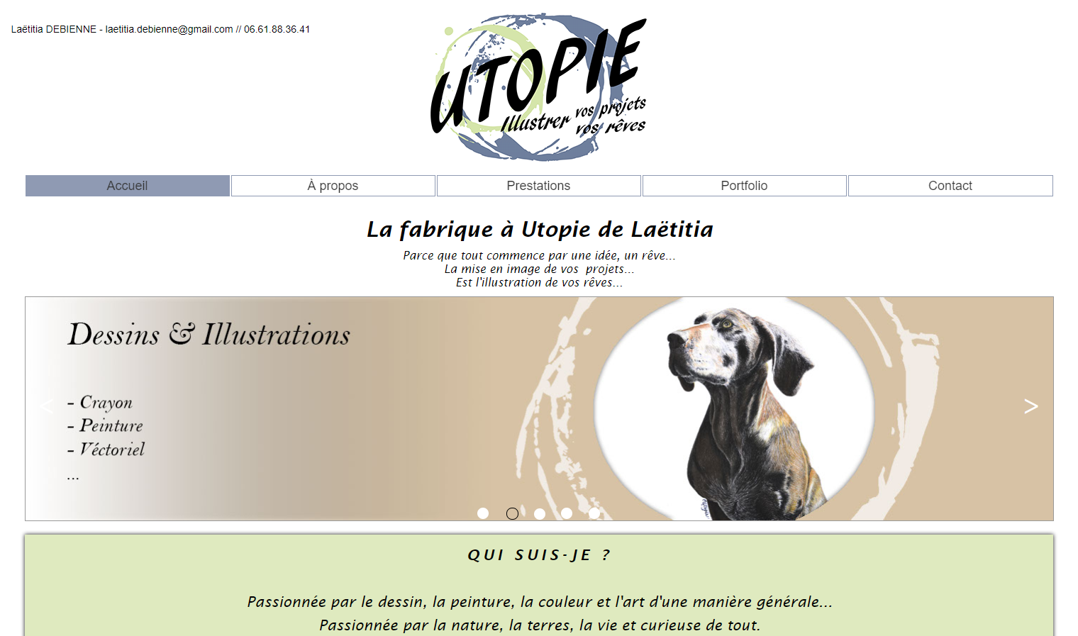 Web site UTOPIE