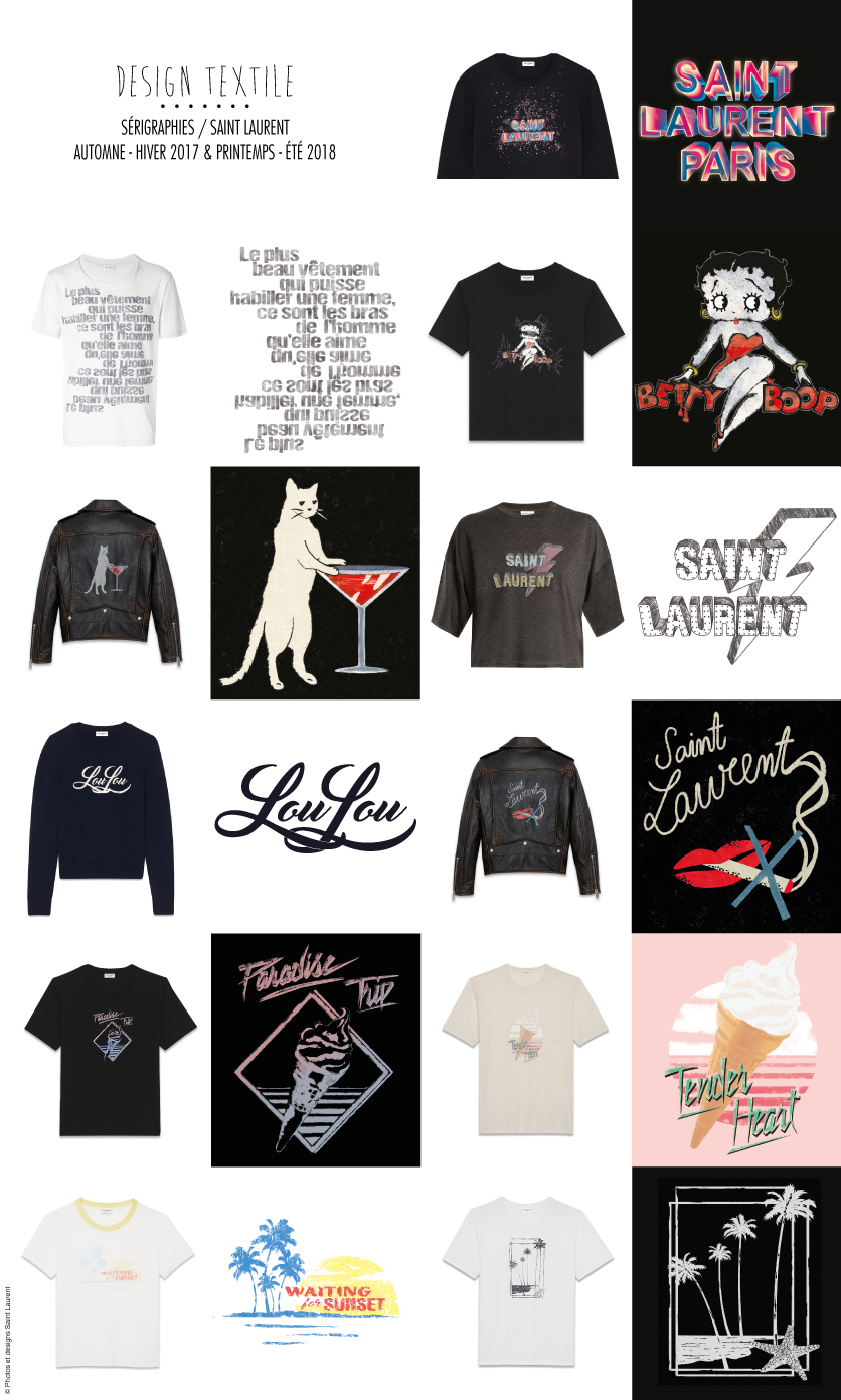 Design Textile _ Saint Laurent