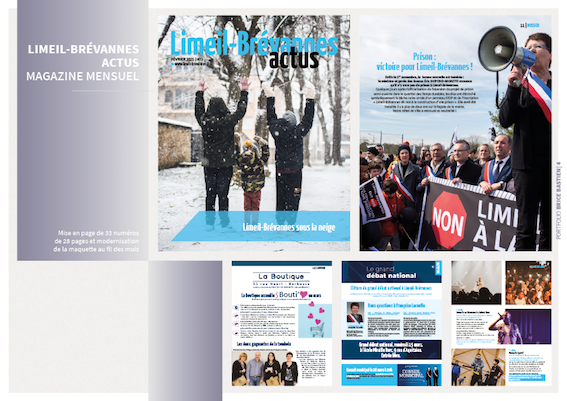 Mise en page magazine municipale