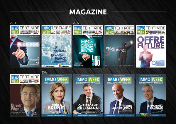 Couverture magazine Immoweek - 2014-2016