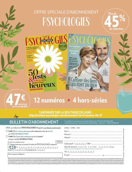 Page Autopromotion Hors Série Sommeil N °2