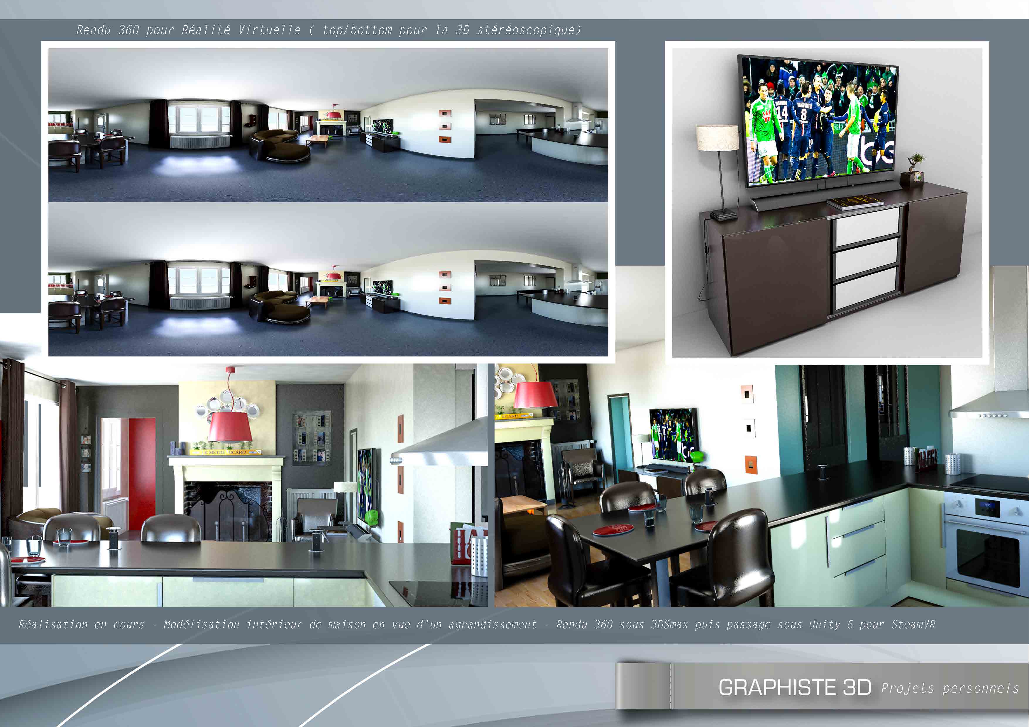 Rendu d'intérieur VR sous 3DS Max
