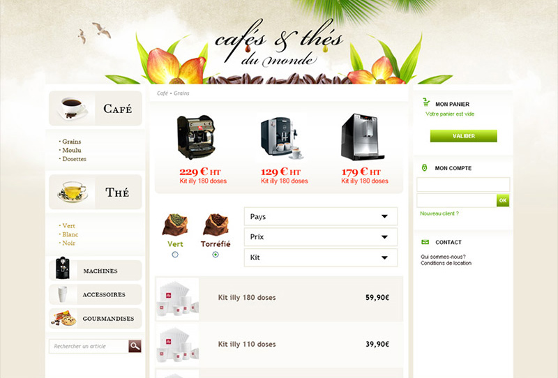 Site e-commerce