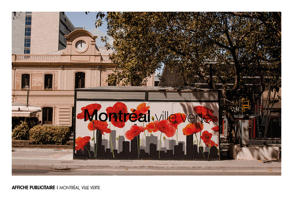 AFFICHE PUBLICITAIRE | MONTRÉAL, VILLE VERTE