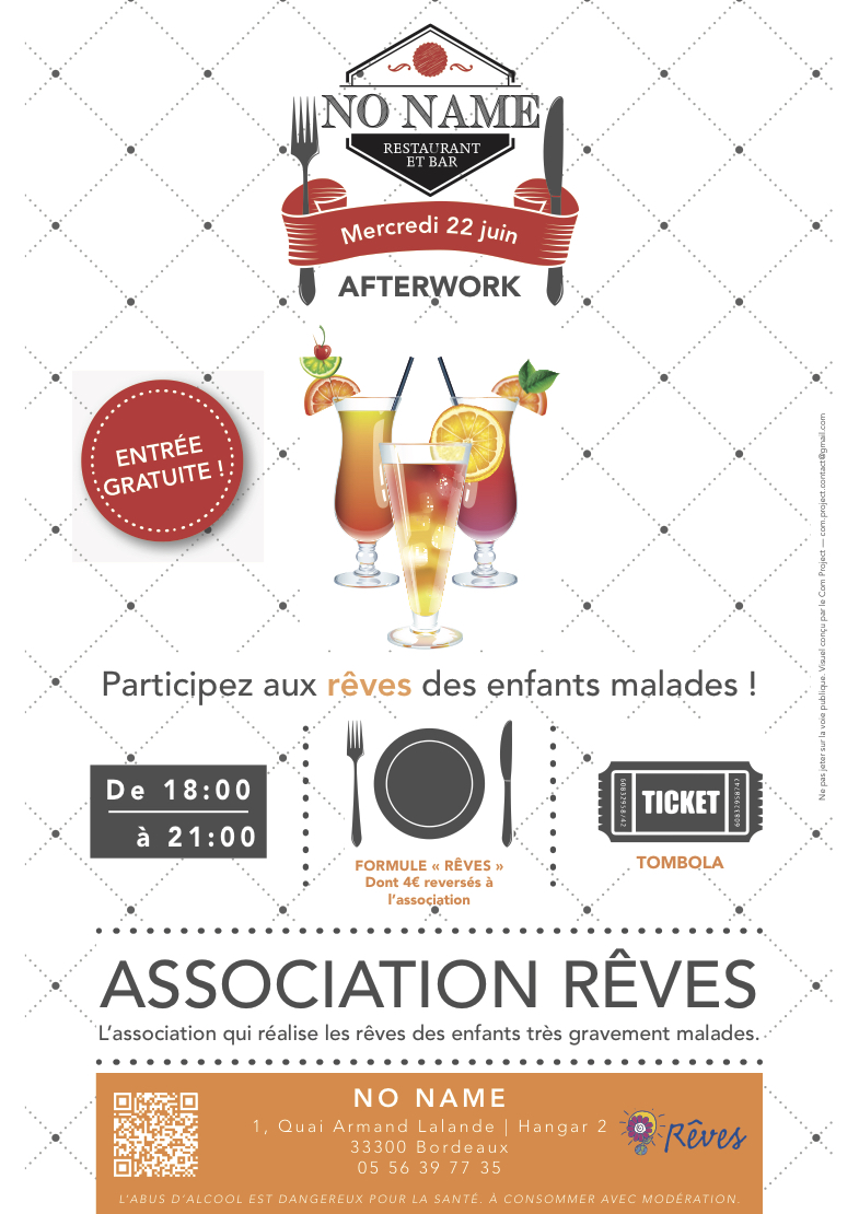 Affiche/flyer afterwork Rêves