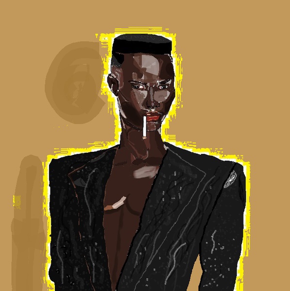 Grace Jones - Dessin numérique