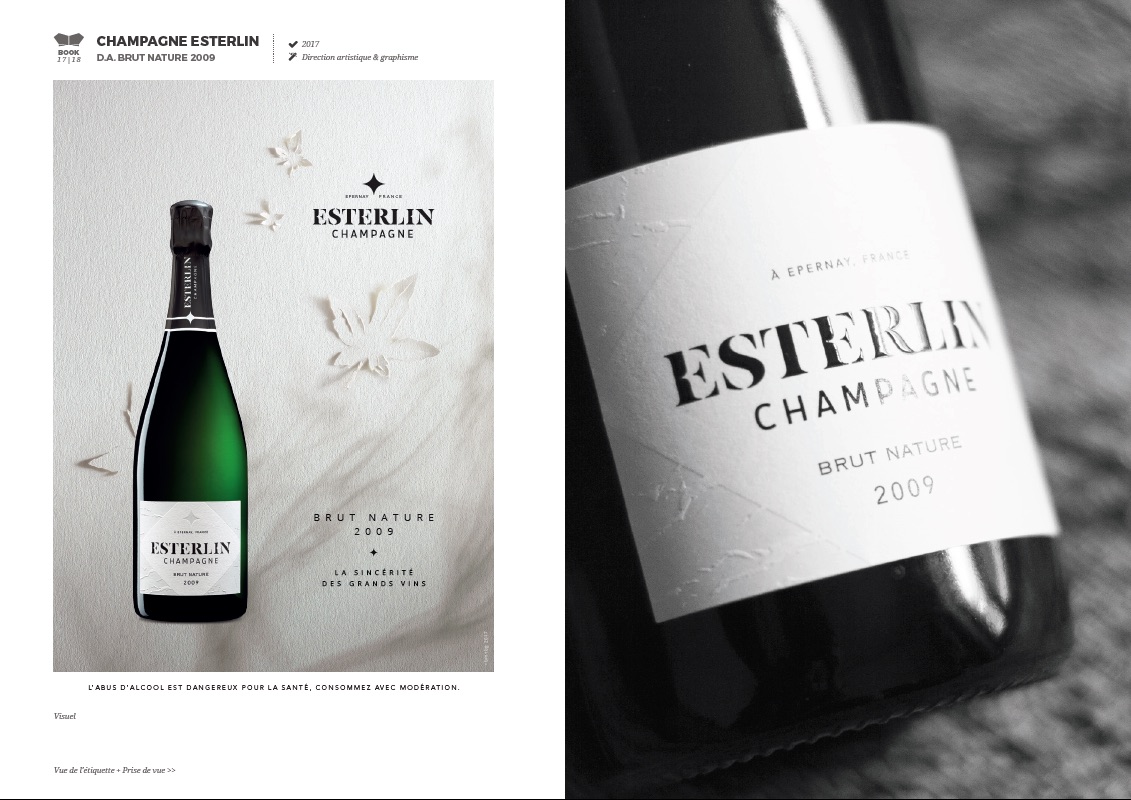 Champagne Esterlin - Packaging & Communication Brut Nature 2017