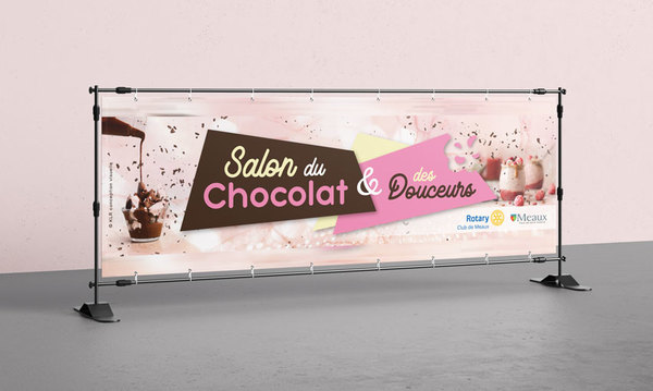 Banderole extrieure - Salon du Chocolat & des Douceurs
