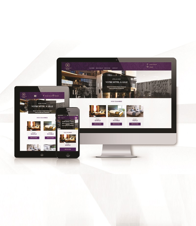 Site web - Hôtel