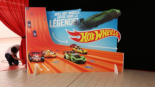 PLV Hotwheels Mattel -