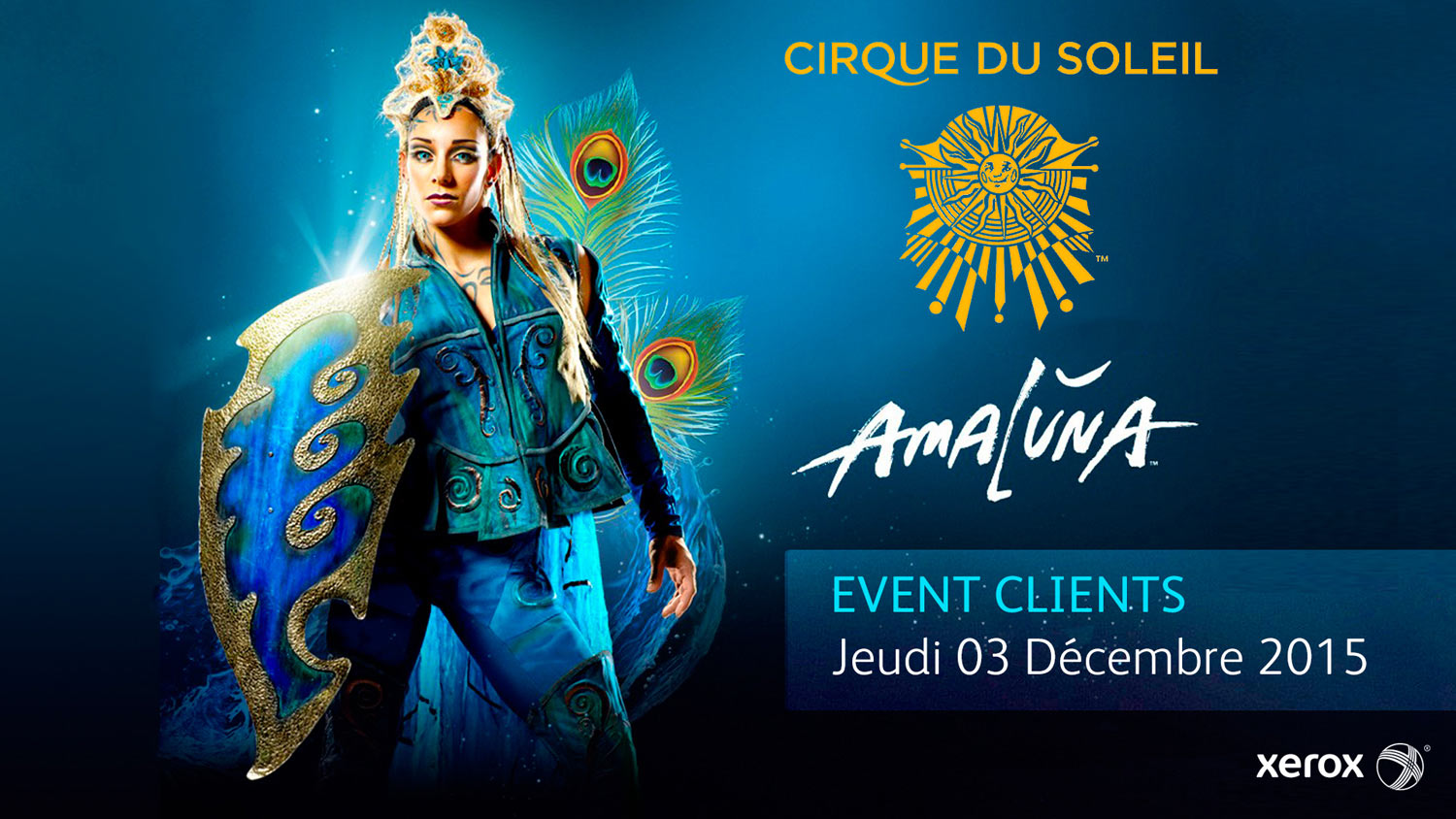 Communication Affichage dynamique - Cirque du soleil Amaluna