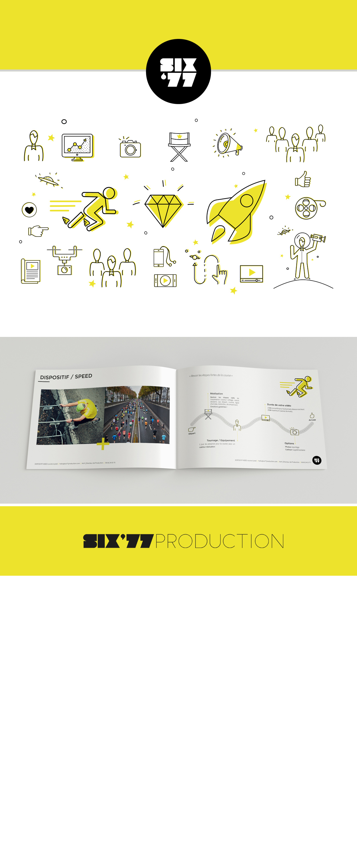 Réalisation brochure // SIX77 PRODUCTION (Paris)