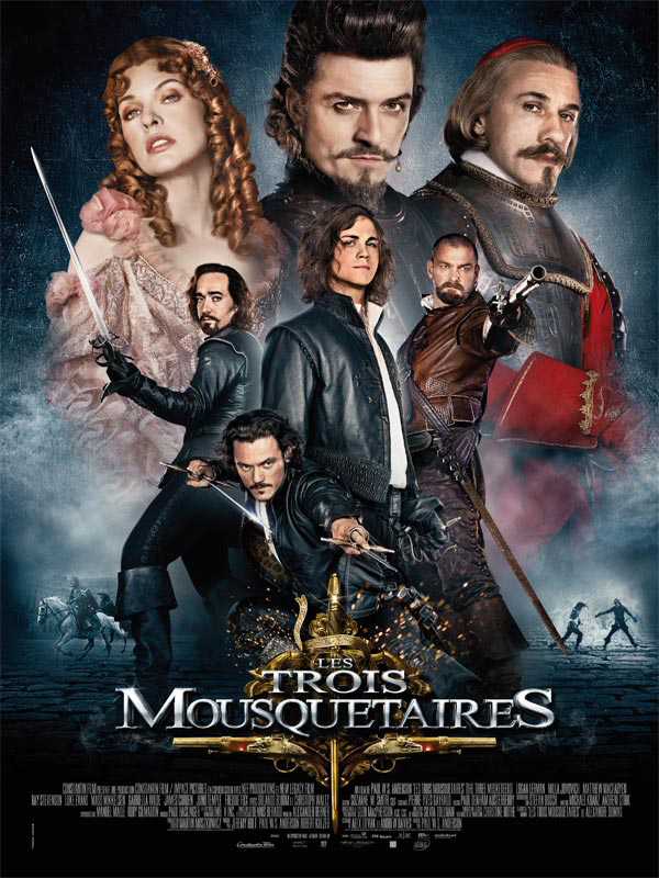 affiche film "Les 3 Mousquetaires"