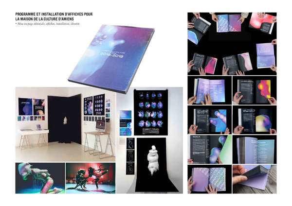 Programme et Installation d’affiches pour la maison de la culture d’Amiens