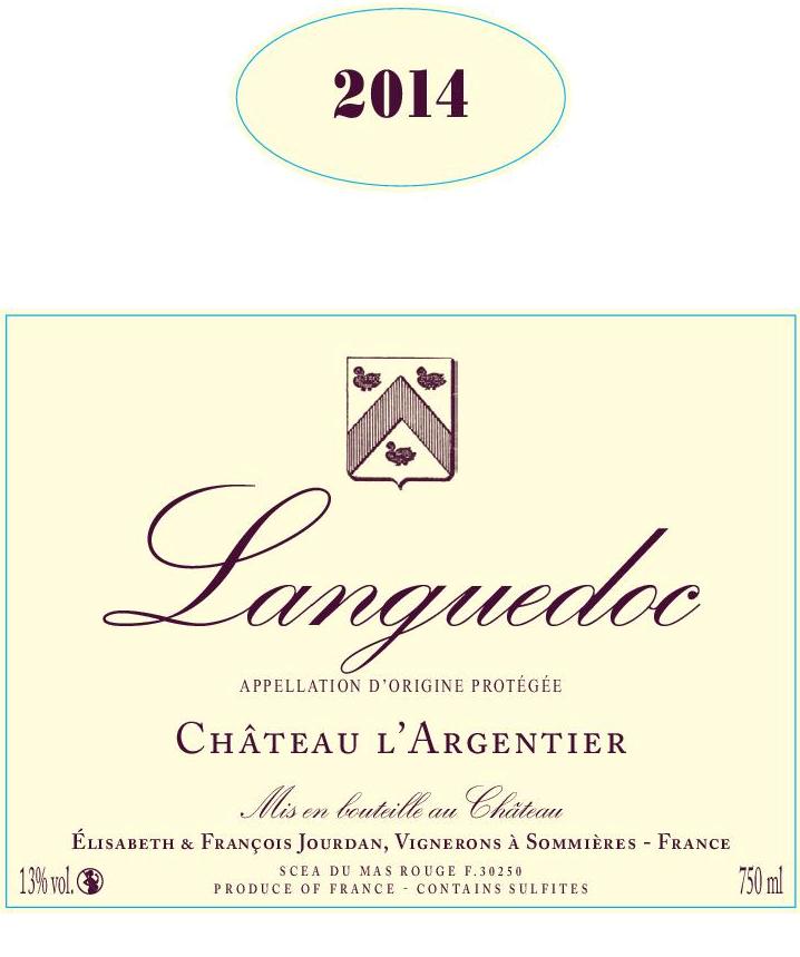 Cration d'tiquette Chteau l'Argentier - AOP Languedoc