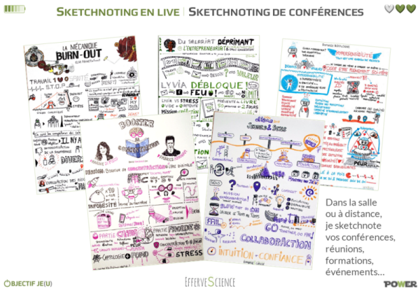 Sketchnoting en live