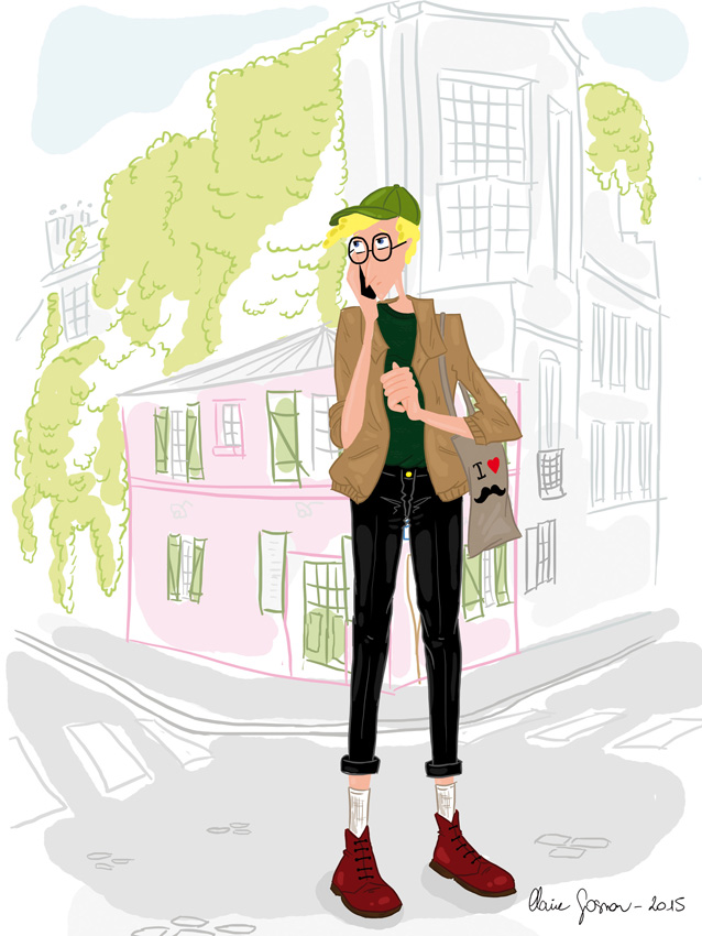Parisien à Montmartre