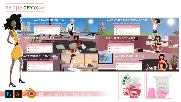Gannier Nina Infographiste - Web: Banni�res et Illustrations