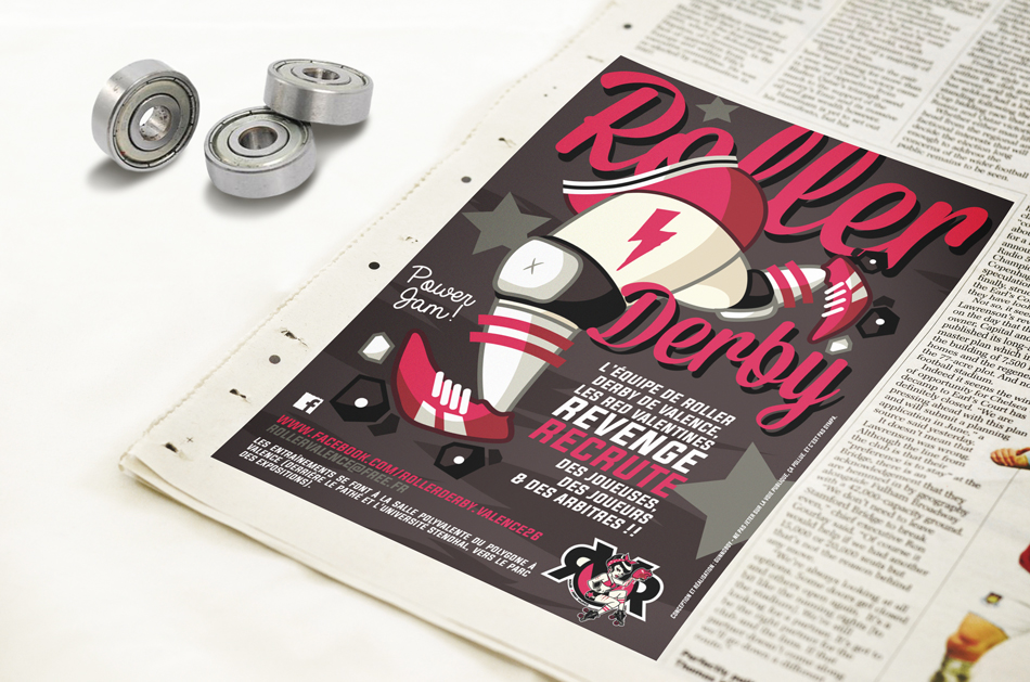 ENCART PUBLICITAIRE ROLLER DERBY