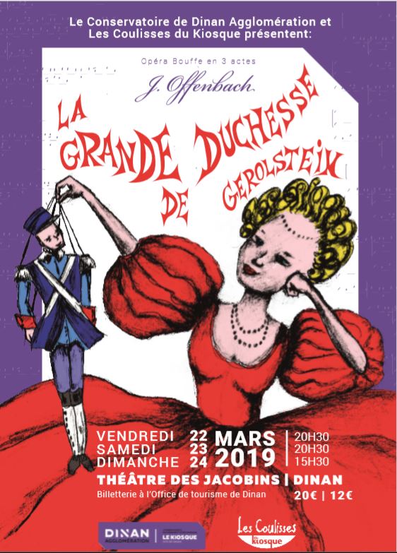 affiche spectacle LA GRANDE DUCHESSE DE GEROLSTEIN