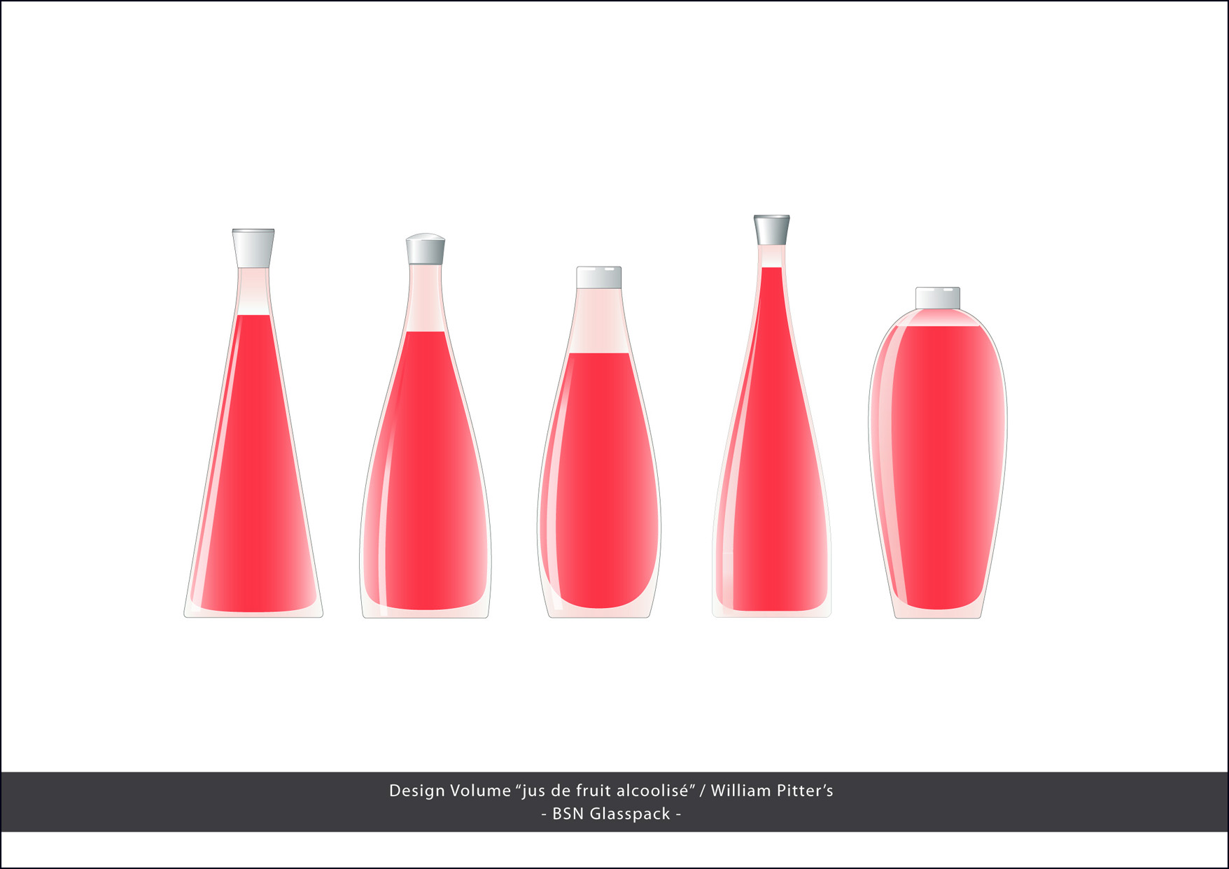 Design Volume William Pitter’S pour BSN GlassPack