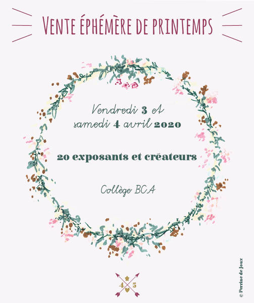 Visuel web et mail pour une vente d'une école privée