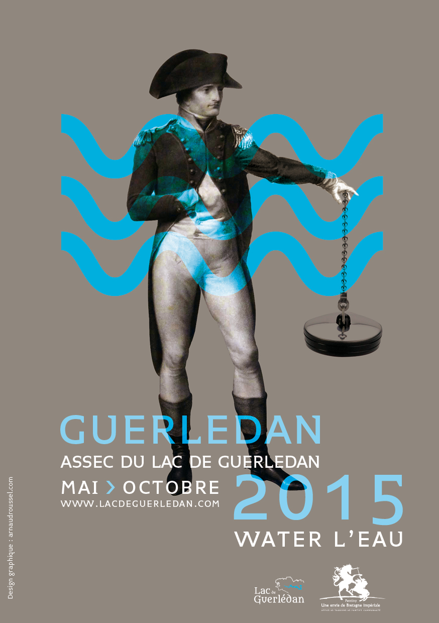 Affiche Assec du lac de Guerledan