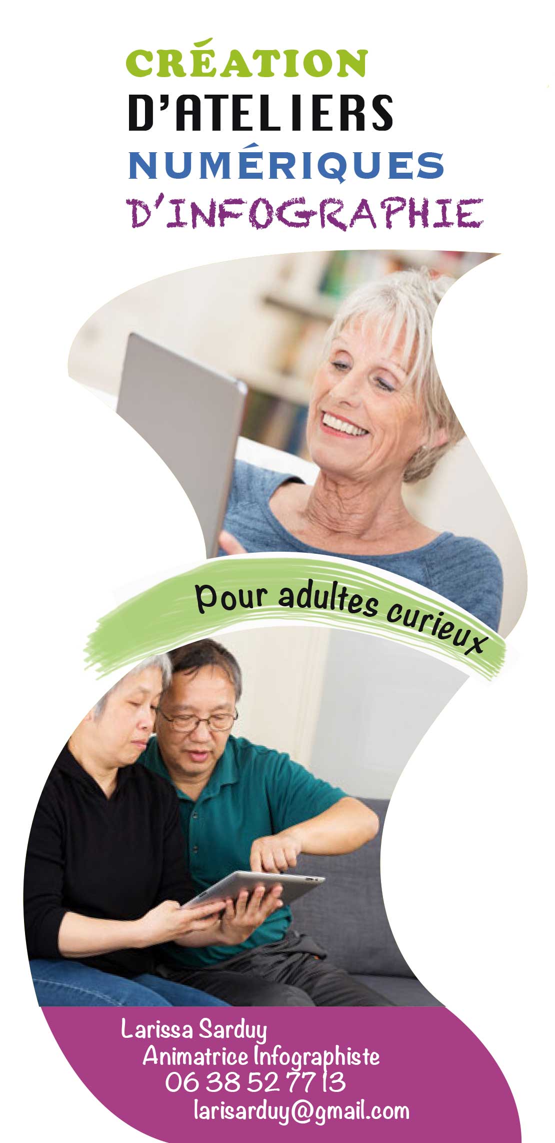 Ateliers numériques pour le adultes seniors