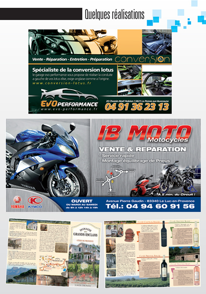 panneaux / flyers viticole