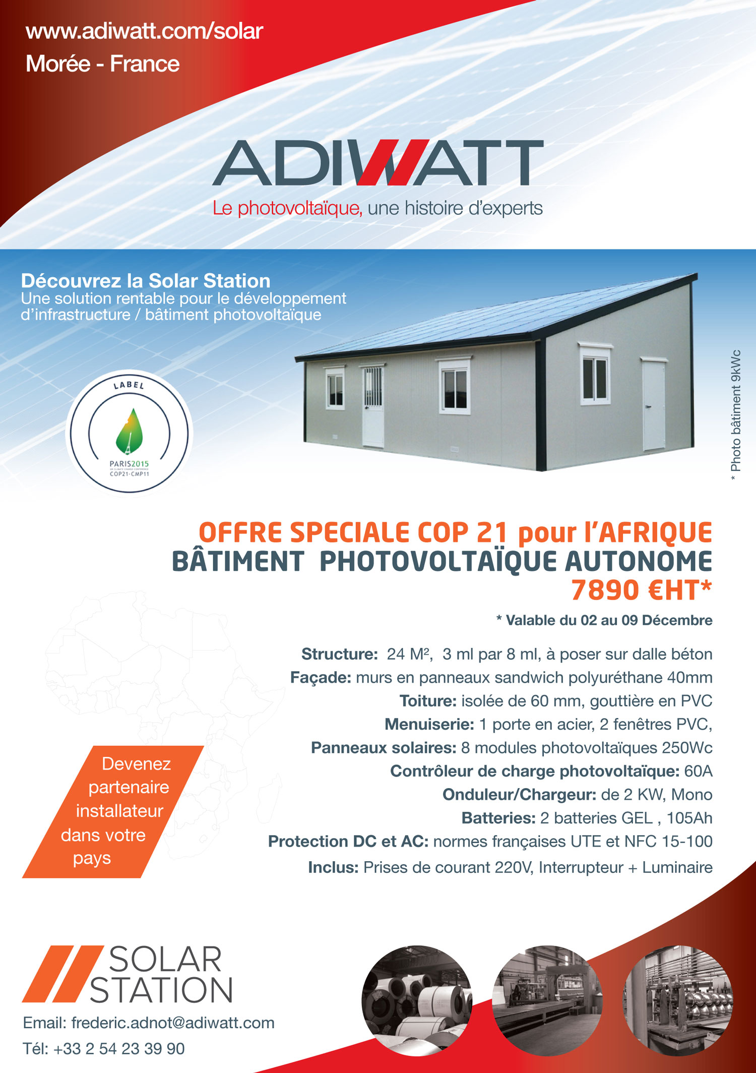 Flyers A5 pour ADIWATT